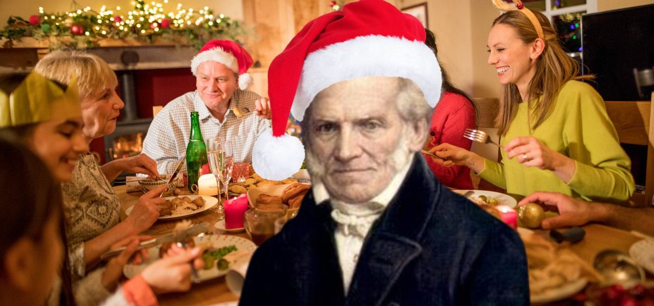 Schopenhauer va vous aider à convaincre votre famille pour une sortie après le repas de Noël ?